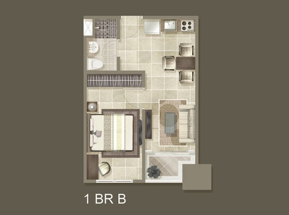 1 BR B